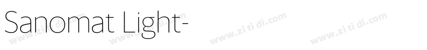 Sanomat Light字体转换